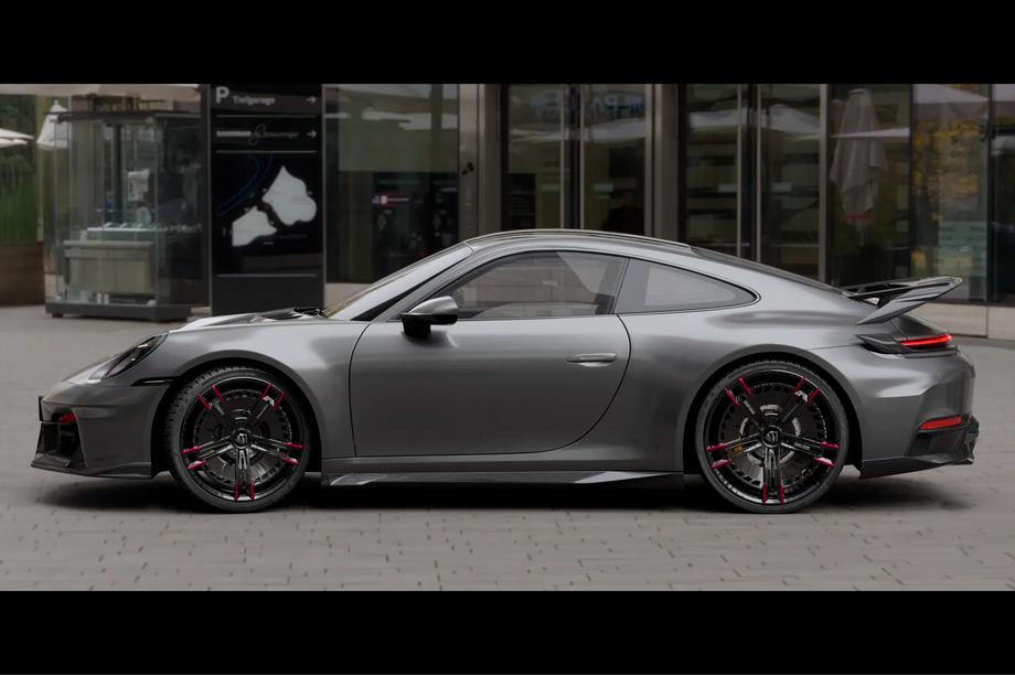 Porsche 911 (992) 2018– гг. Комплект обвеса LRT-Design Carbon (для 2024+) Фото 2