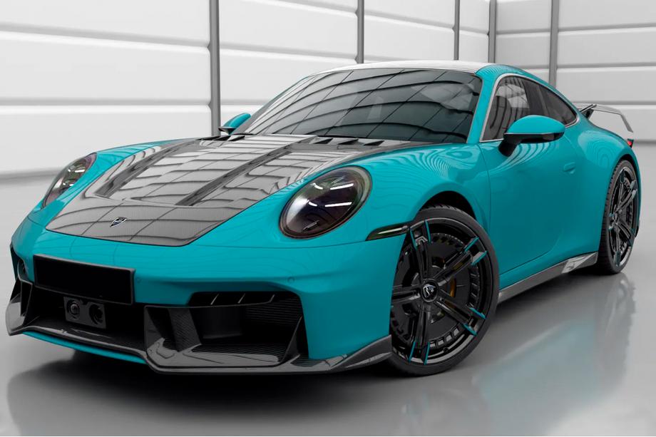Porsche 911 (992) 2018– гг. Комплект обвеса LRT-Design Carbon (для 2024+) Фото 9