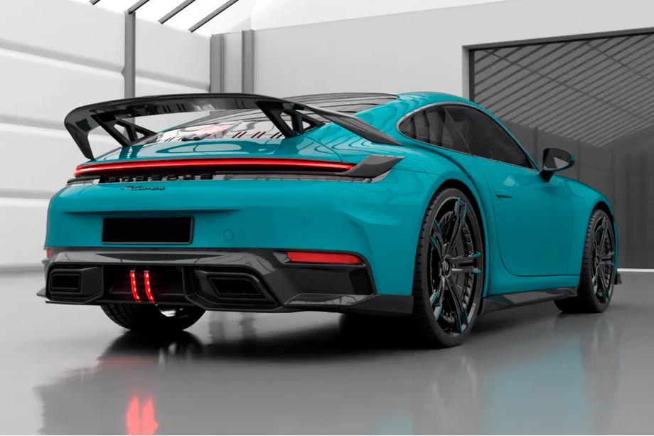 Porsche 911 (992) 2018– гг. Комплект обвеса LRT-Design Carbon (для 2024+) Фото 10
