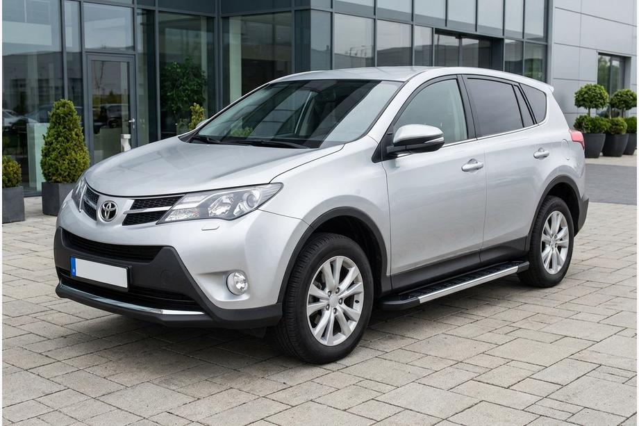 Toyota Rav 4 2013-2018 гг. Боковые пороги RedLine V1 (2 шт., алюминий) Image