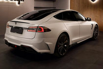 Tesla Model S 2012– гг. Комплект обвеса LRT-Design Carbon фото 8