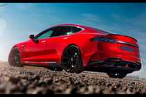 Tesla Model S 2012– гг. Комплект обвеса LRT-Design Carbon фото 3