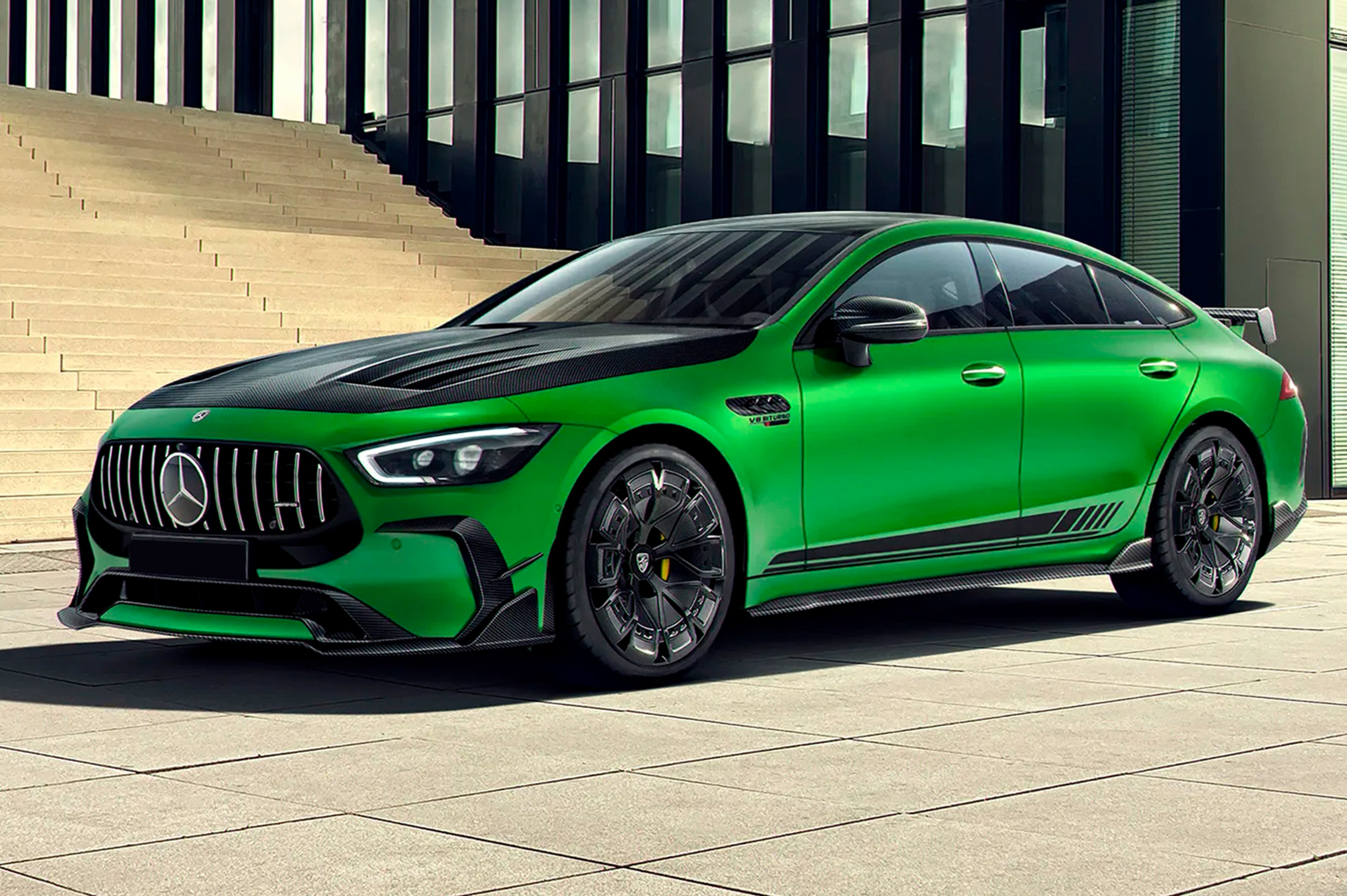 Комплект обвісів LRT Carbon (для GT63 2024-2026) для Mercedes AMG GT 4 X290 2018- рр