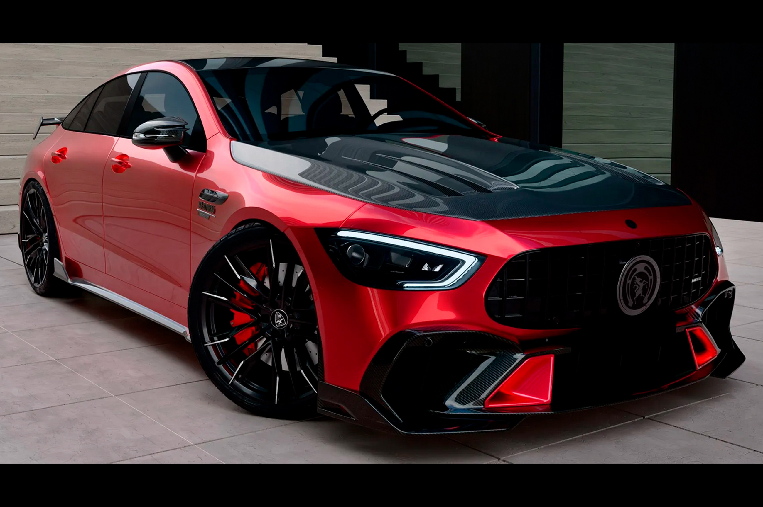 Комплект обвісів LRT Carbon (для GT63 2018-2022) для Mercedes AMG GT 4 X290 2018- рр
