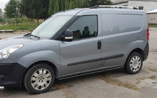 Fiat Doblo II 2010-2022 гг. Боковые трубы Black (2 шт., нержавейка) фото 3