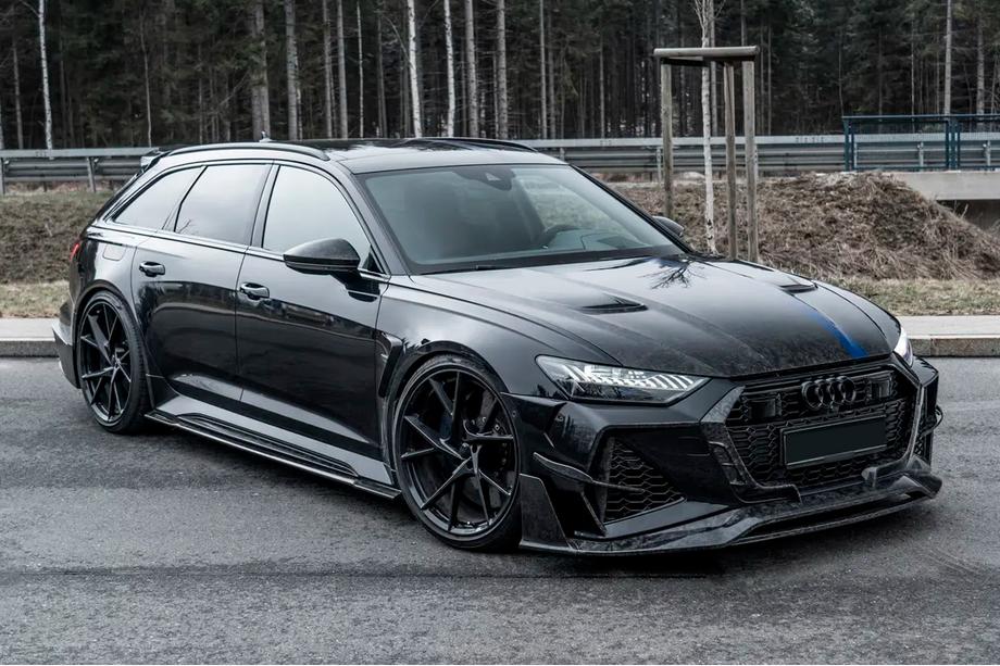 Audi A6 C8 2018–2025 гг. Комплект обвеса MNSR Carbon (для RS6, кованый карбон) Фото 6