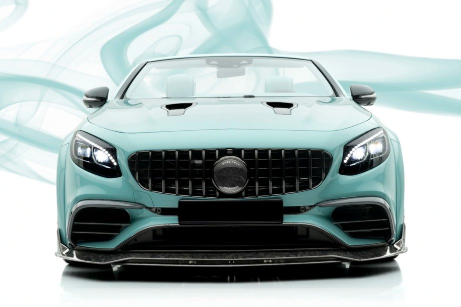 Mercedes S-class C217 Coupe 2014-2020 гг. Комплект обвеса MNSR Carbon (для S63 Cabrio 2017-2020, кованый карбон) Фото 2