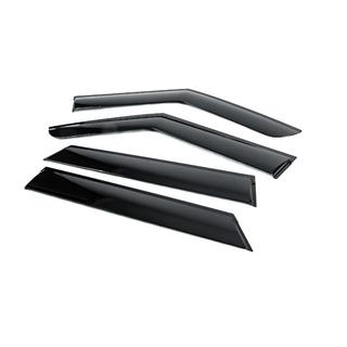 Ветровики с хромированным молдингом Niken Luxury (4 шт) фото 2