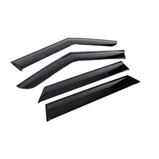 Ветровики с хромированным молдингом Niken Luxury (4 шт) фото 3