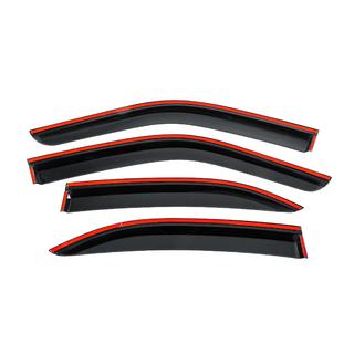 Ветровики с хромированным молдингом Niken Luxury (4 шт) фото 4