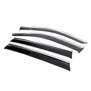 Ветровики с хромированным молдингом Niken Luxury (4 шт) фото 2