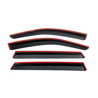 Ветровики с хромированным молдингом Niken Luxury (4 шт) фото 4