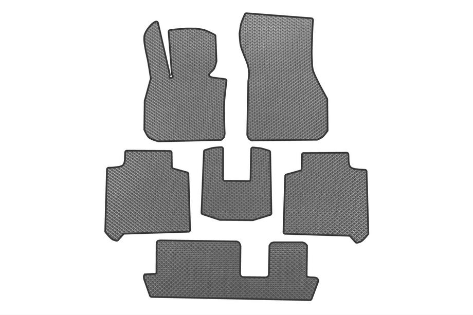 BMW 2 серия Active Tourer F45/F46 2014-2021 гг. Коврики EVA (3 ряда, Для F46, Серый) Image