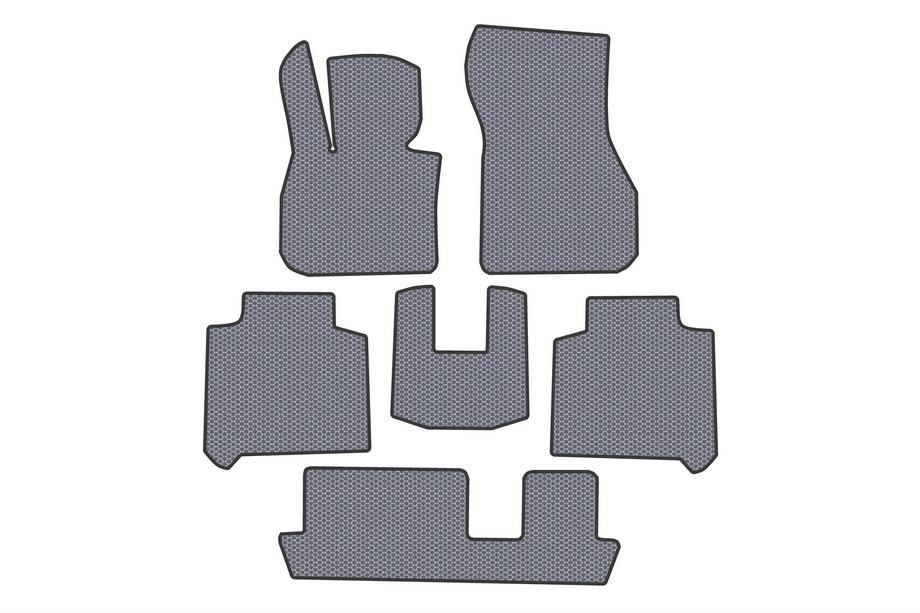 BMW 2 серия Active Tourer F45/F46 2014-2021 гг. Резиновые Коврики Carsuit (3 Ряда, для F46, Серый) Image