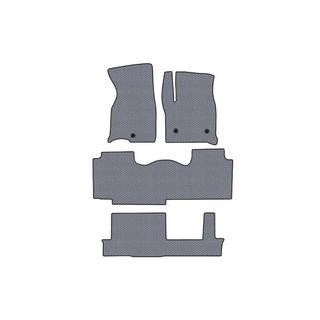 Резиновые Коврики Carsuit (3 Ряда, Серые) Chevrolet Tahoe 2020- гг. фото 1