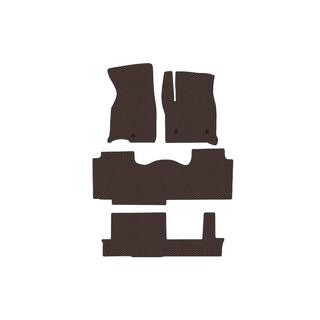 Резиновые Коврики Carsuit (3 Ряда, Коричневые) Chevrolet Tahoe 2020- гг. фото 1