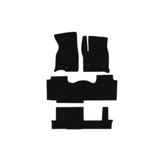 Резиновые Коврики Carsuit (3 Ряда, Черный) Chevrolet Tahoe 2020- гг. фото 1