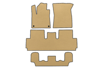 Citroen C-4 Picasso 2013-2022 гг. Коврики EVA (Для Grand, 3 ряда, Бежевые) фото 1