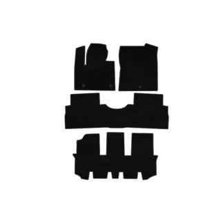 Текстильные коврики Deluxe (3 ряда, Черный) фото 1