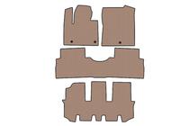 Hyundai Santa Fe 4 2018-2023 гг. Резиновые Коврики Carsuit (3 Ряда, Бежевые) фото 1