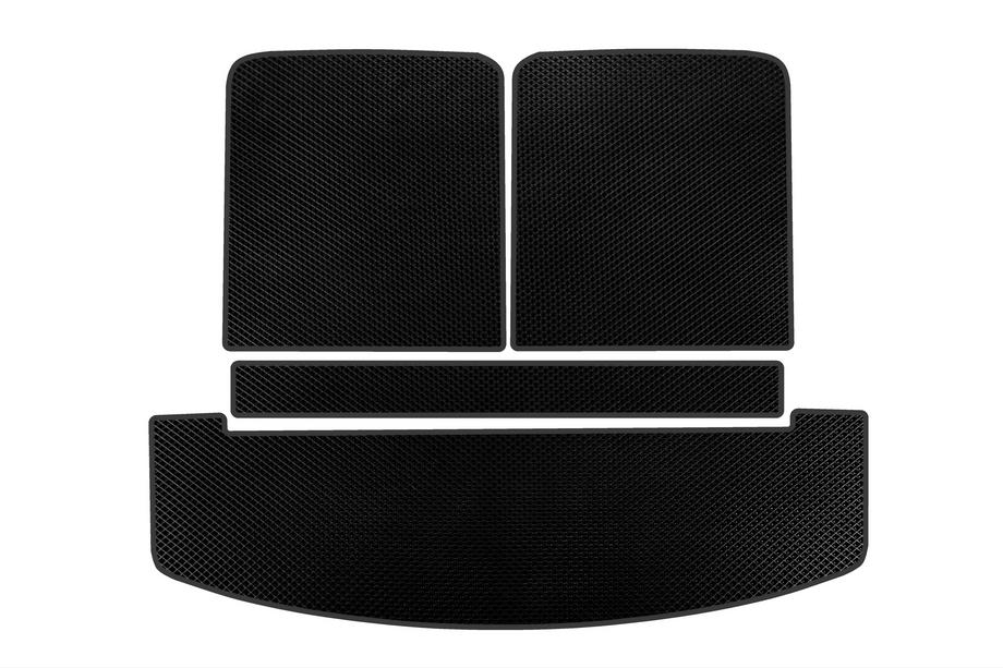 Hyundai Santa Fe 5 2023- гг. Коврик в багажник EVA V2 (Черный) Image