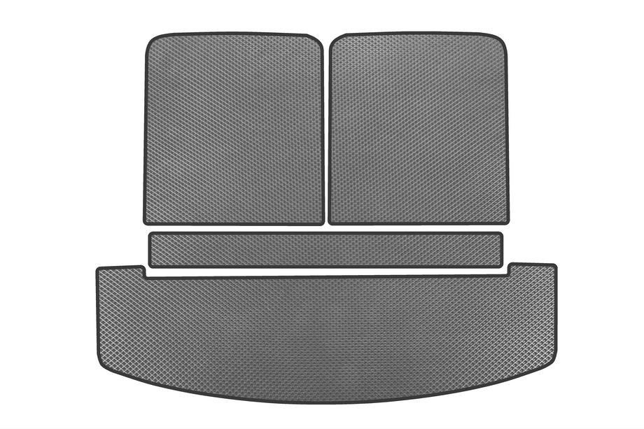 Hyundai Santa Fe 5 2023- гг. Коврик в багажник EVA V2 (Серый) Image