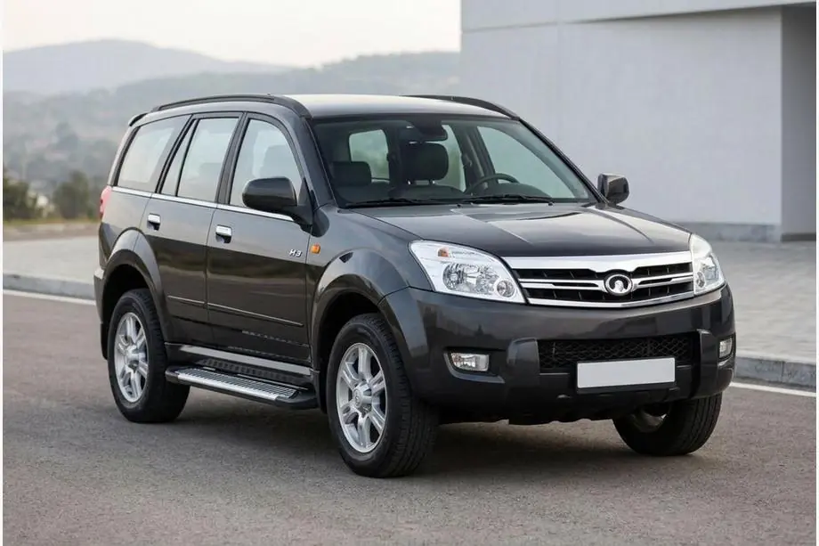 GreatWall Haval/Hover H3 2005-2013 гг. Боковые Подножки Line (2 шт., Алюминий) Image