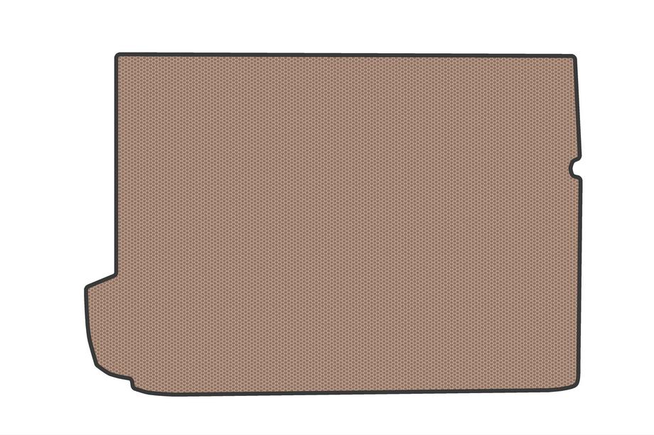 Citroen C-4 Picasso 2013-2022 гг. Резиновый коврик в багажник (для Grand, бежевый) Image