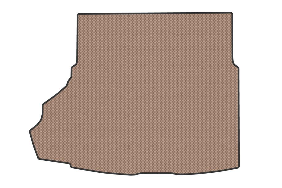 Ford Mustang 2015-2023 гг. Резиновый Коврик в Багажник V2 (Бежевый) Image