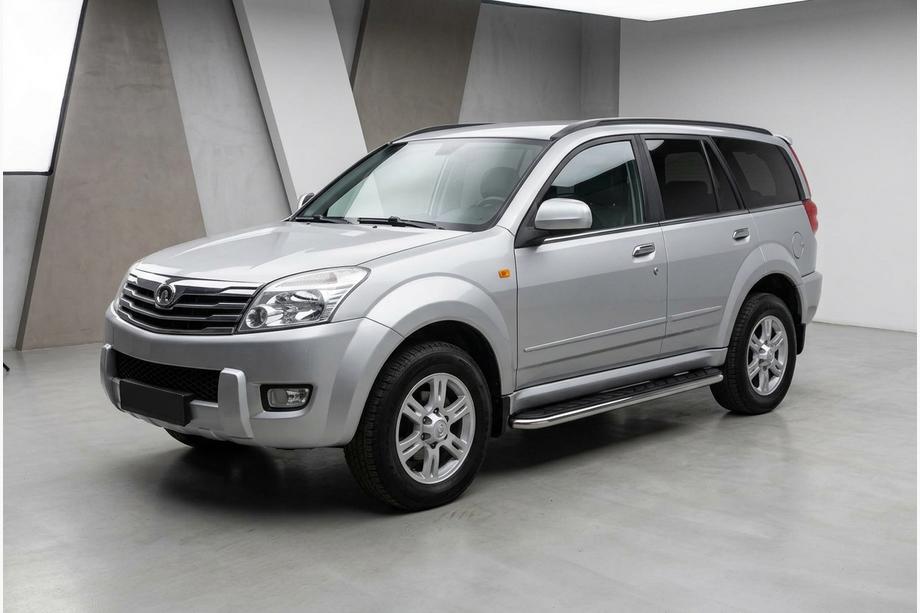GreatWall Haval/Hover H3 2005-2013 гг. Боковые Подножки Maydos V1 (2 шт., Алюминий и Нержавейка) Фото 1