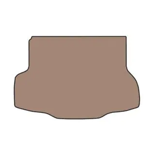 Резиновый коврик в багажник (Бежевый)