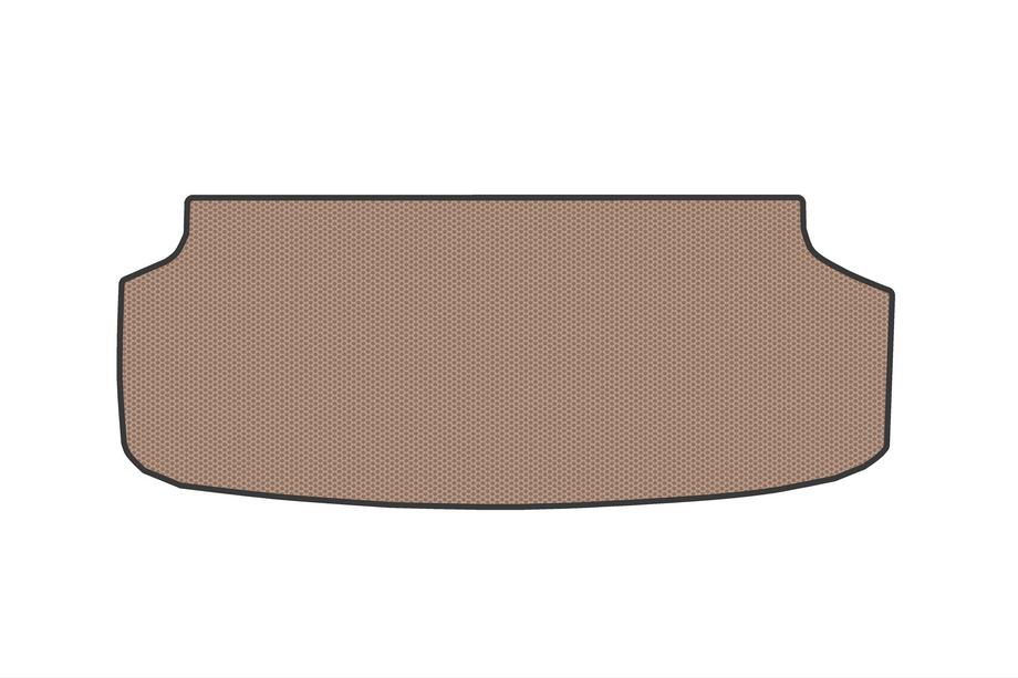KIA EV9 Резиновый коврик в багажник V1 (Бежевый) Image