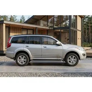 Боковые Подножки Tayga Grey (2 шт., Алюминий) GreatWall Haval/Hover H3 2005-2013 гг. фото 1