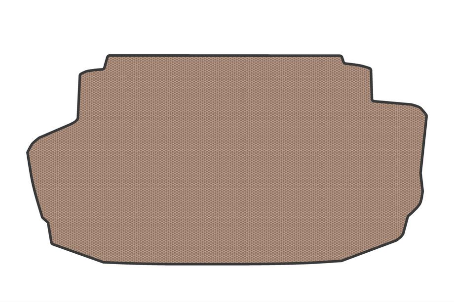 Mercedes S-сlass W220 1998-2005 гг. Резиновый коврик в багажник (Long, Бежевый) Image