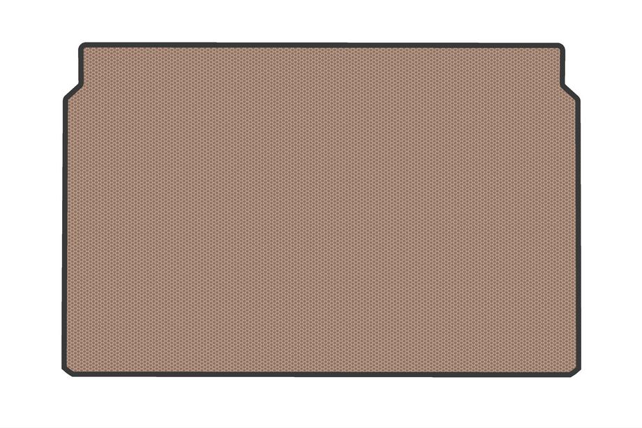 Peugeot 208 2019- гг. Резиновый коврик в багажник (Электро, бежевый) Image