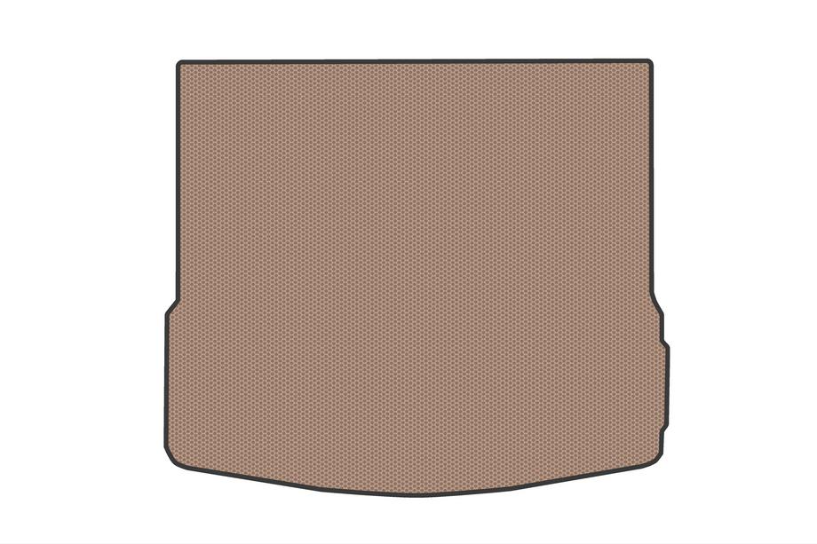 Porsche Macan 2014-2024 гг. Резиновый коврик в багажник (2019-2024, Бежевый) Image