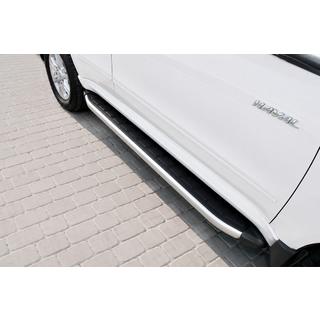 Боковые Подножки Fullmond (2 шт., Алюминий) GreatWall Haval/Hover H3 2005-2013 гг. фото 2