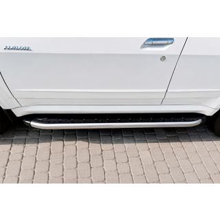 Боковые Подножки Fullmond (2 шт., Алюминий) GreatWall Haval/Hover H3 2005-2013 гг. фото 3