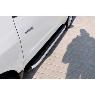 Боковые Подножки Fullmond (2 шт., Алюминий) GreatWall Haval/Hover H3 2005-2013 гг. фото 1