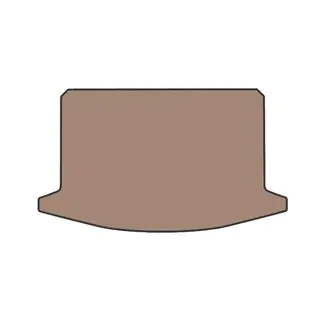Резиновый коврик в багажник (Бежевый) фото 1