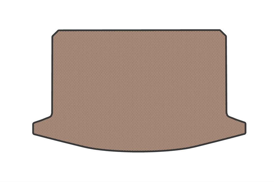 SsangYong Korando 2019- гг. Резиновый коврик в багажник (Бежевый) Image