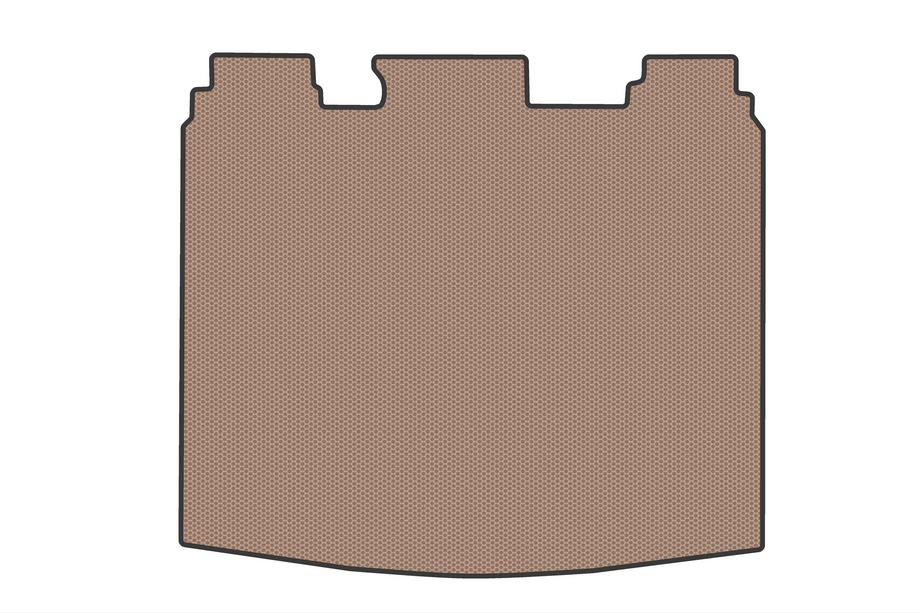 Volkswagen Caddy 2020- гг. Резиновый коврик в багажник (Бежевый) Image