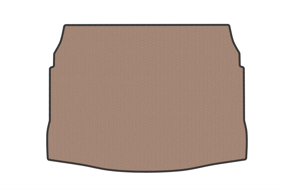 Volkswagen Golf 8 2019- гг. Резиновый коврик в багажник (нижний, бежевый) Image