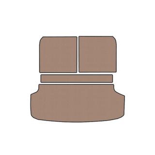 Резиновый Коврик в Багажник V2 (Бежевый) KIA EV9 фото 1