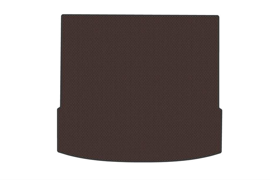 Audi Q6 2022- гг. Резиновый Коврик в Багажник (Коричневый) Image