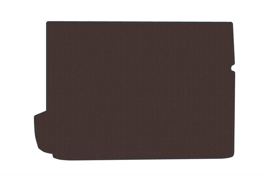 Citroen C-4 Picasso 2013-2022 гг. Резиновый коврик в багажник (для Grand, Коричневый) Image