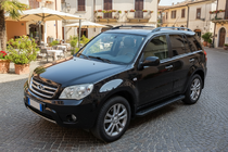 Chery Tiggo 3 2005- гг. Боковые Подножки Allmond Black (2 шт., Алюминий) фото 1