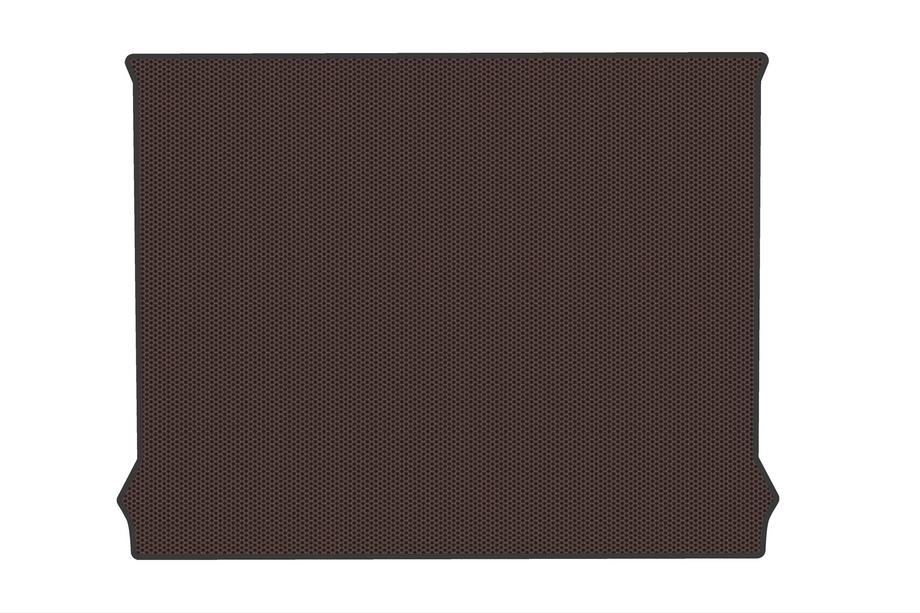 Fiat Doblo II 2010-2022 гг. Резиновый коврик в багажник V2 (2010-2015, коричневый) Image