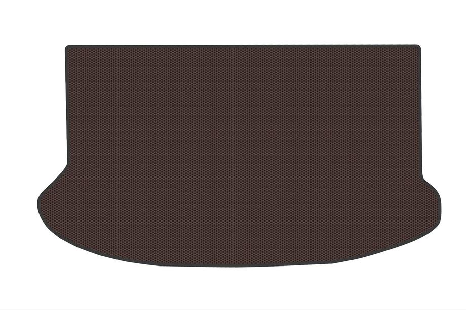 Hyundai IX-20 2010-2019 гг. Резиновый Коврик в Багажник (Коричневый) Image