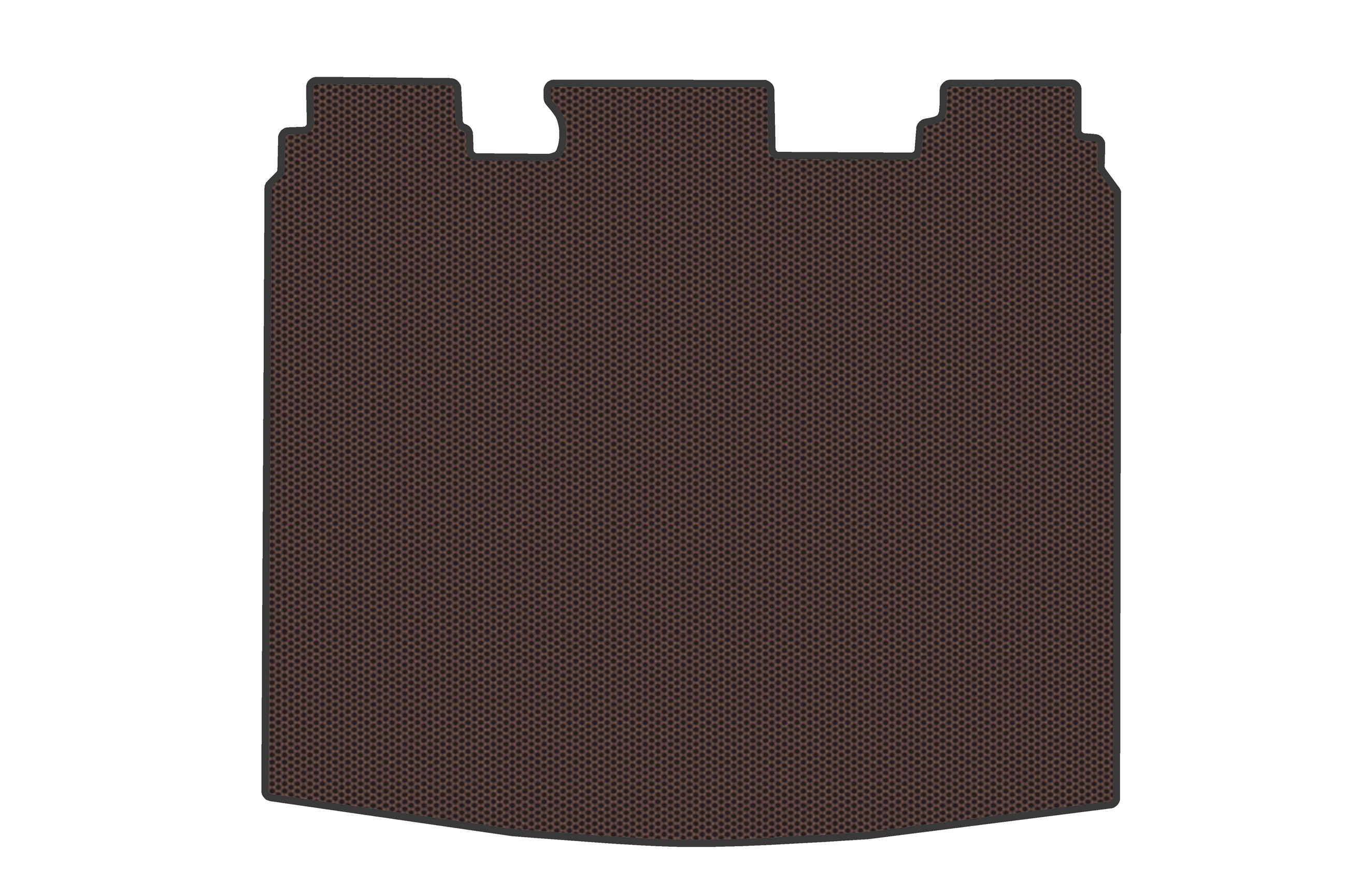 Гумовий килимок в багажник (Коричневий) для Volkswagen Caddy 2020- рр